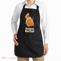 Peanut Butter & Jelly Matching Couple Halloween Best Friends Apron thumb 2