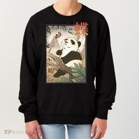 Panda Butterfly Japanese Women's Sweatshirt thumb 0