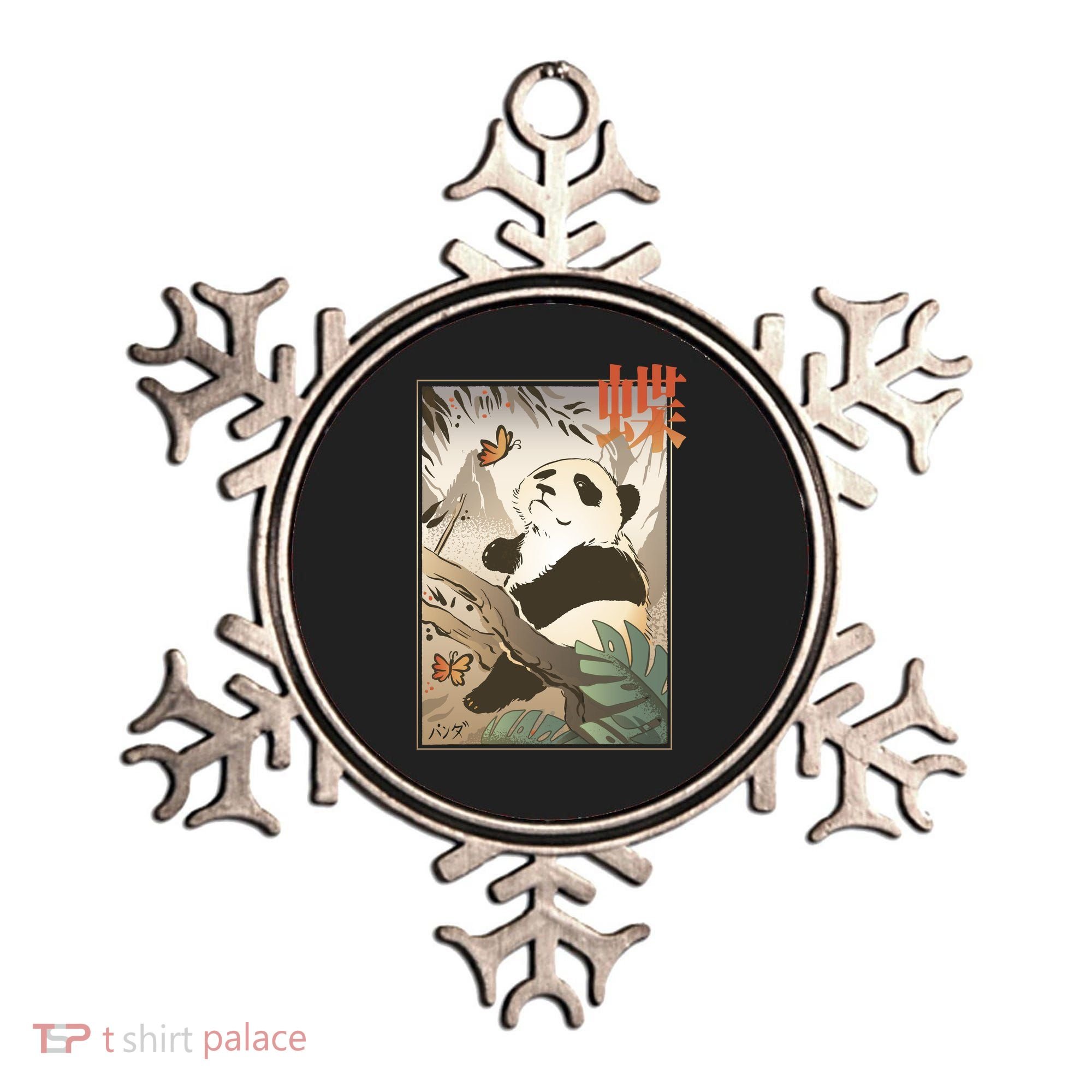 Panda Butterfly Japanese Ornament