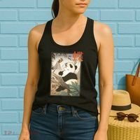 Panda Butterfly Japanese Women's Tank Top thumb 2
