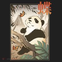 Panda Butterfly Japanese Hat thumb 2