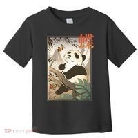Panda Butterfly Japanese Toddler T-Shirt thumb 0