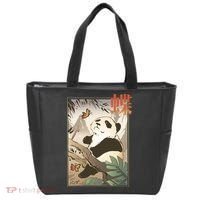 Panda Butterfly Japanese Tote Bag thumb 0