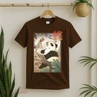 Panda Butterfly Japanese T-Shirt thumb 2