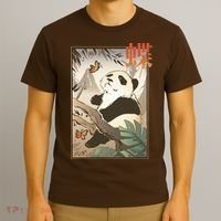 Panda Butterfly Japanese T-Shirt thumb 3