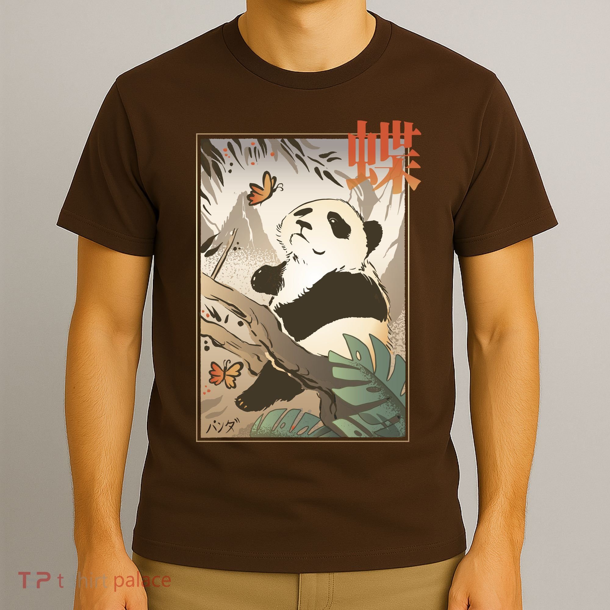 Panda Butterfly Japanese T-Shirt