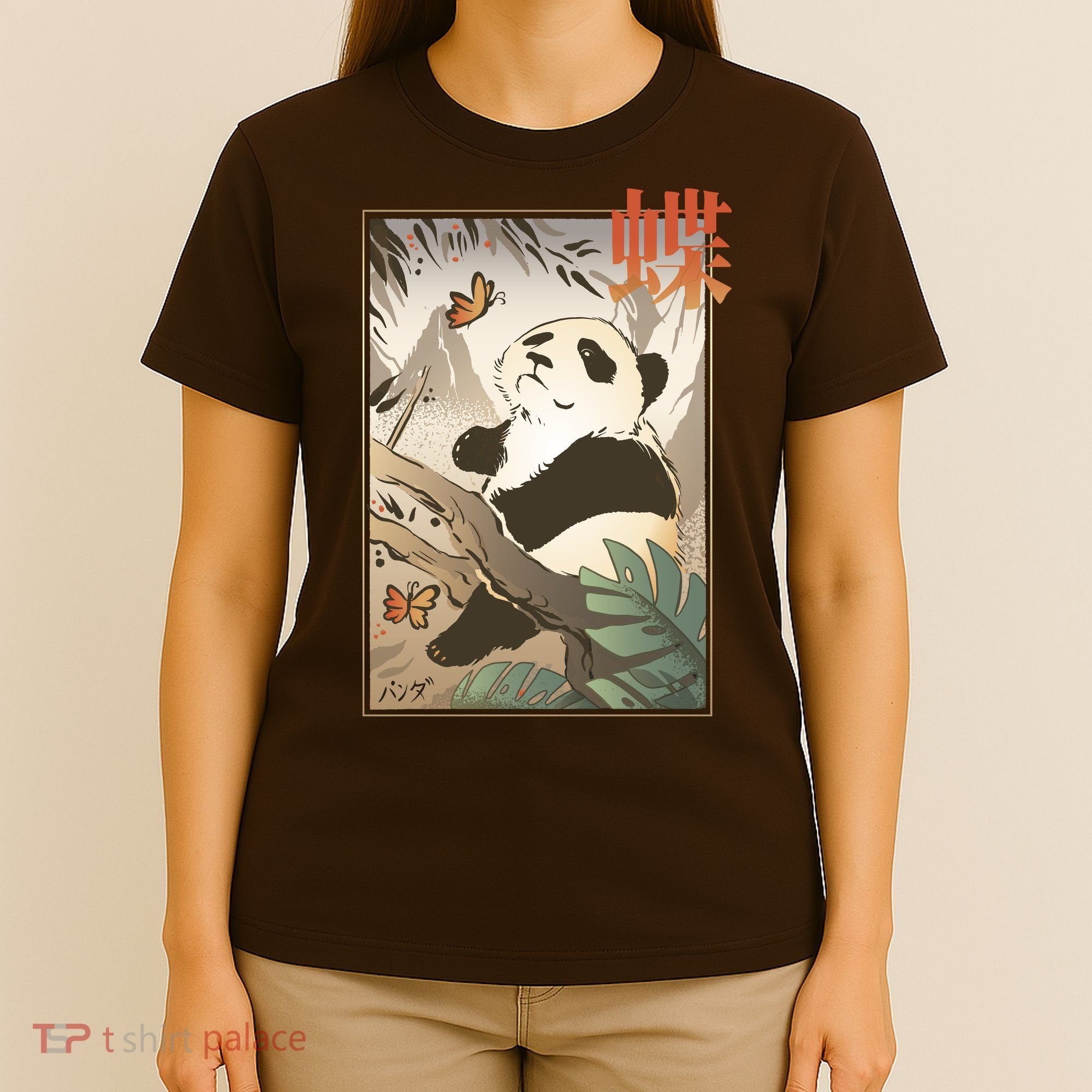 Panda Butterfly Japanese T-Shirt