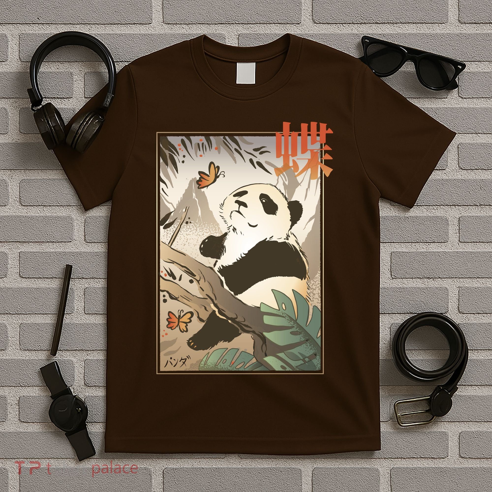 Panda Butterfly Japanese T-Shirt