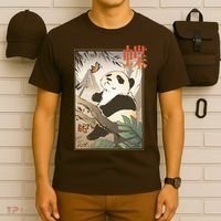 Panda Butterfly Japanese T-Shirt thumb 6