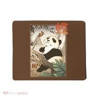Panda Butterfly Japanese Mousepad thumb 0