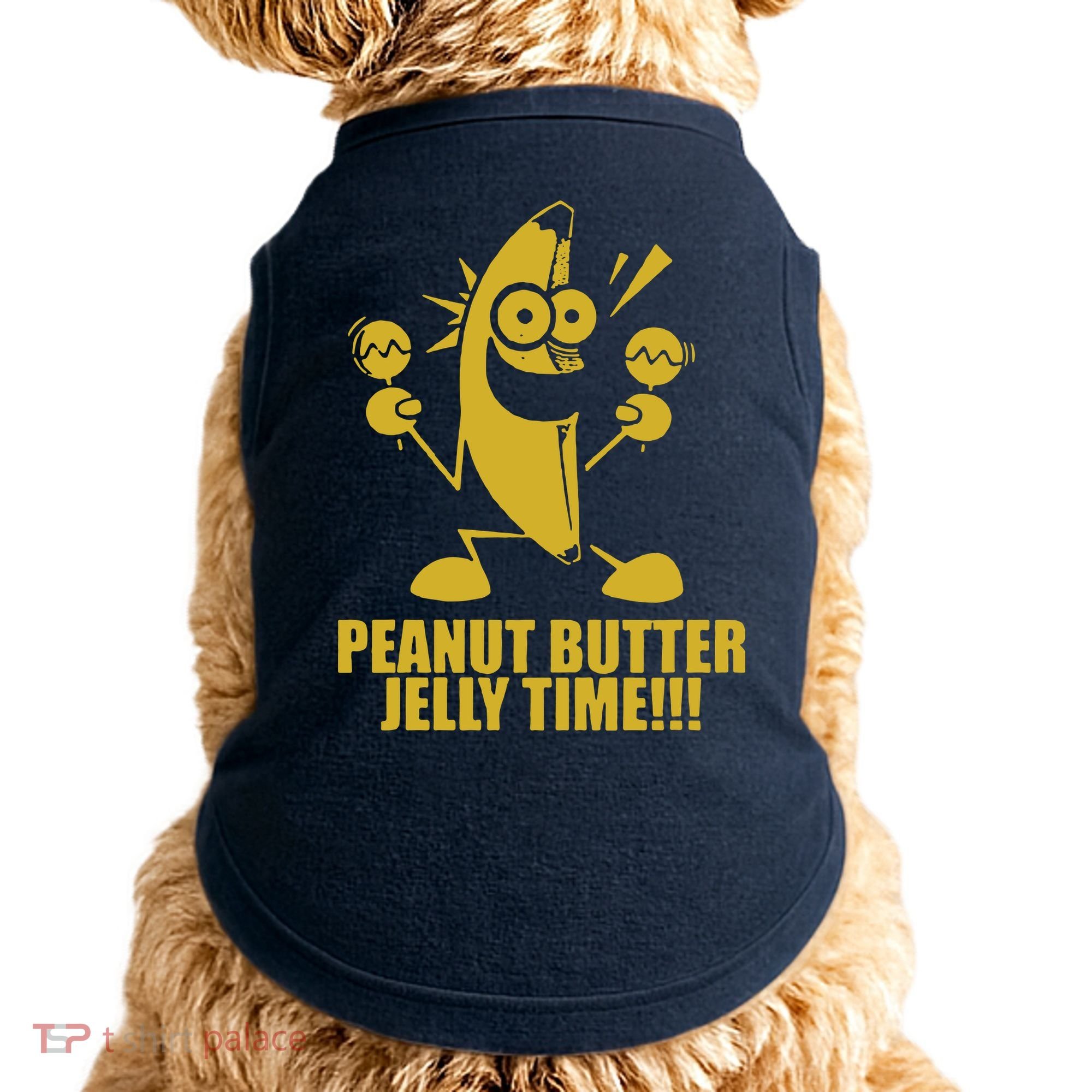 Peanut Butter Jelly Time Banana Doggie Tank