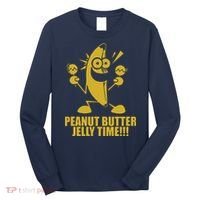 Peanut Butter Jelly Time Banana Long Sleeve Shirt thumb 0
