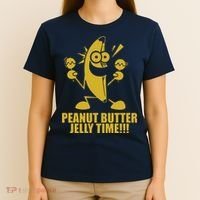 Peanut Butter Jelly Time Banana T-Shirt thumb 4