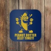 Peanut Butter Jelly Time Banana Coaster thumb 0
