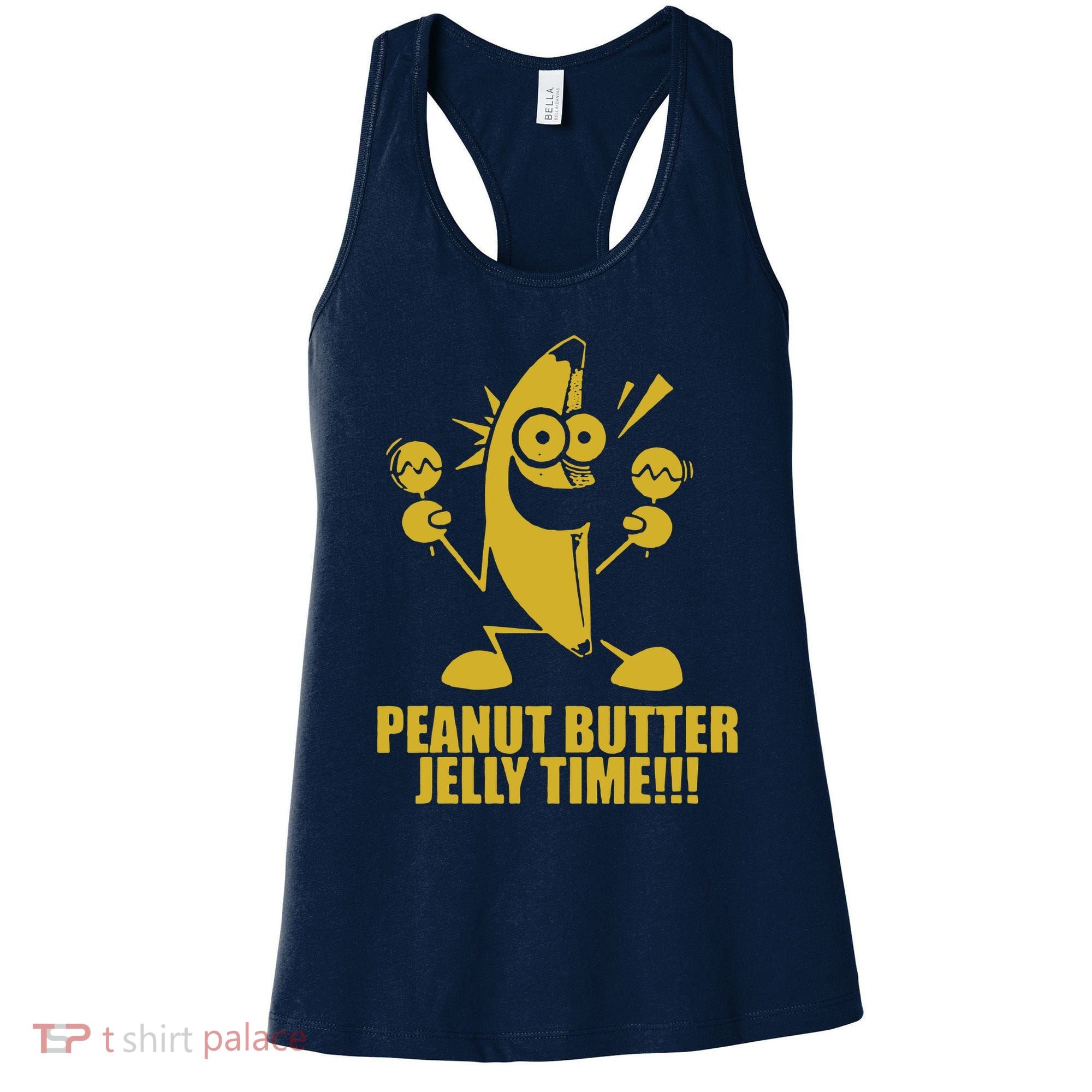 Peanut Butter Jelly Time Banana Women's Tank Top
