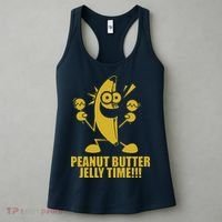 Peanut Butter Jelly Time Banana Women's Tank Top thumb 3