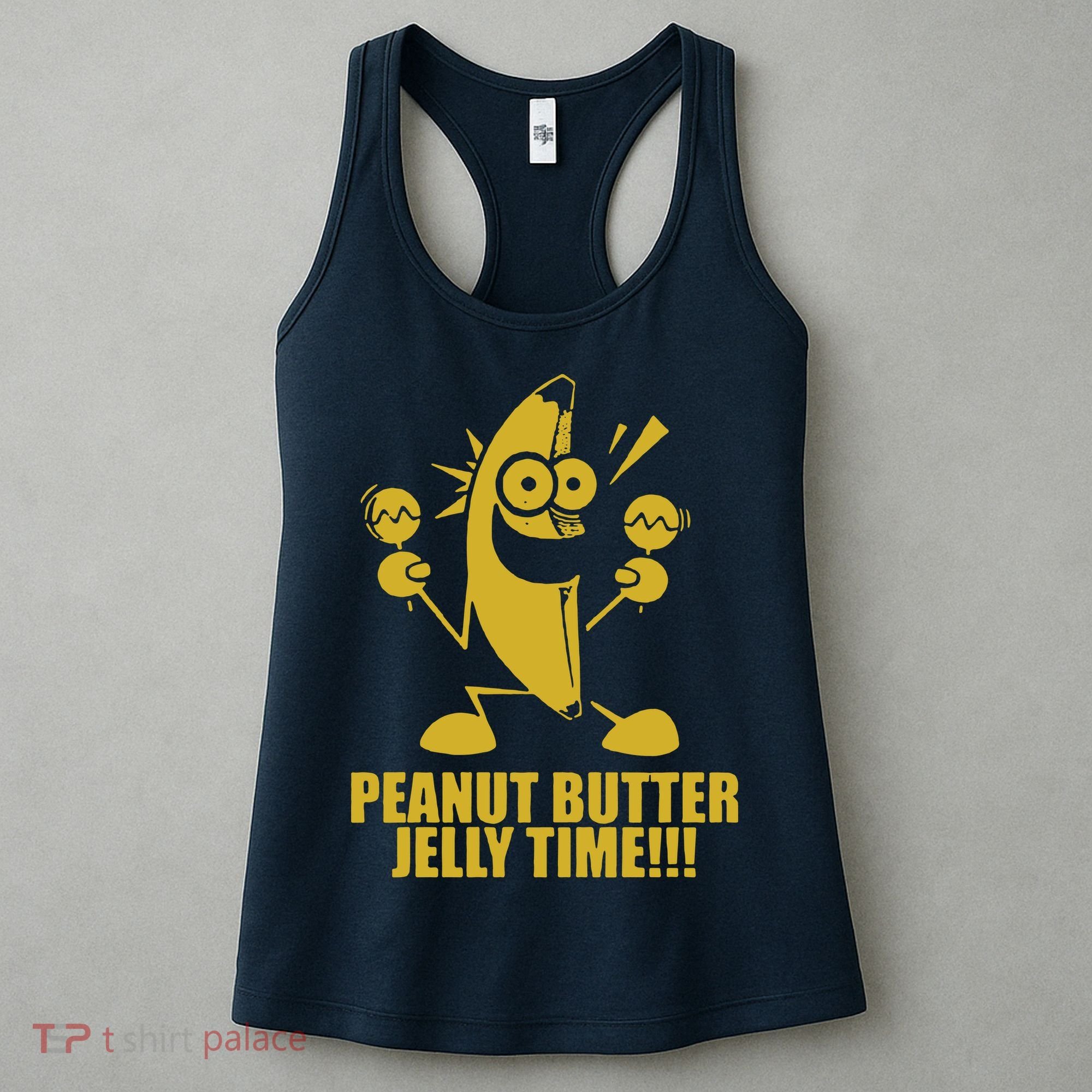 Peanut Butter Jelly Time Banana Women's Tank Top