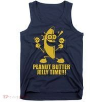 Peanut Butter Jelly Time Banana Tank Top thumb 0