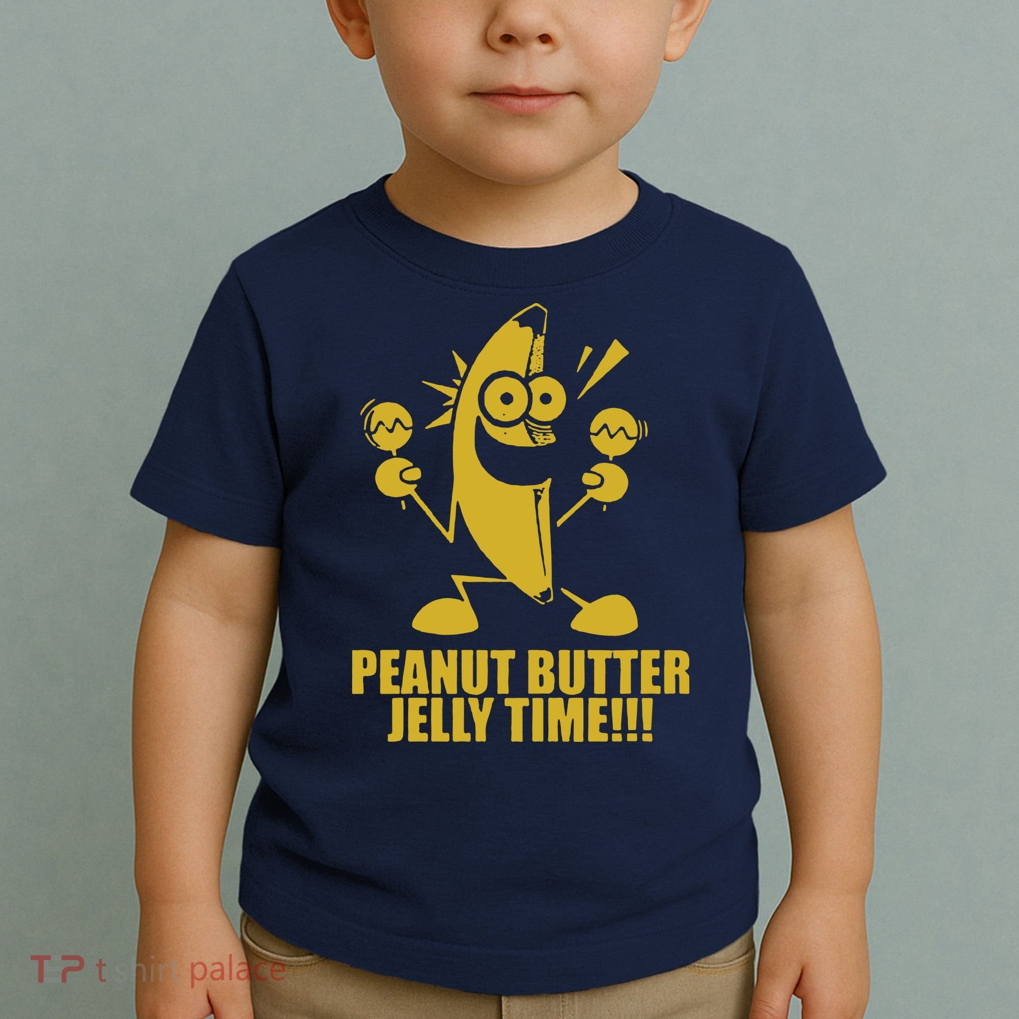 Peanut Butter Jelly Time Banana Toddler T-Shirt