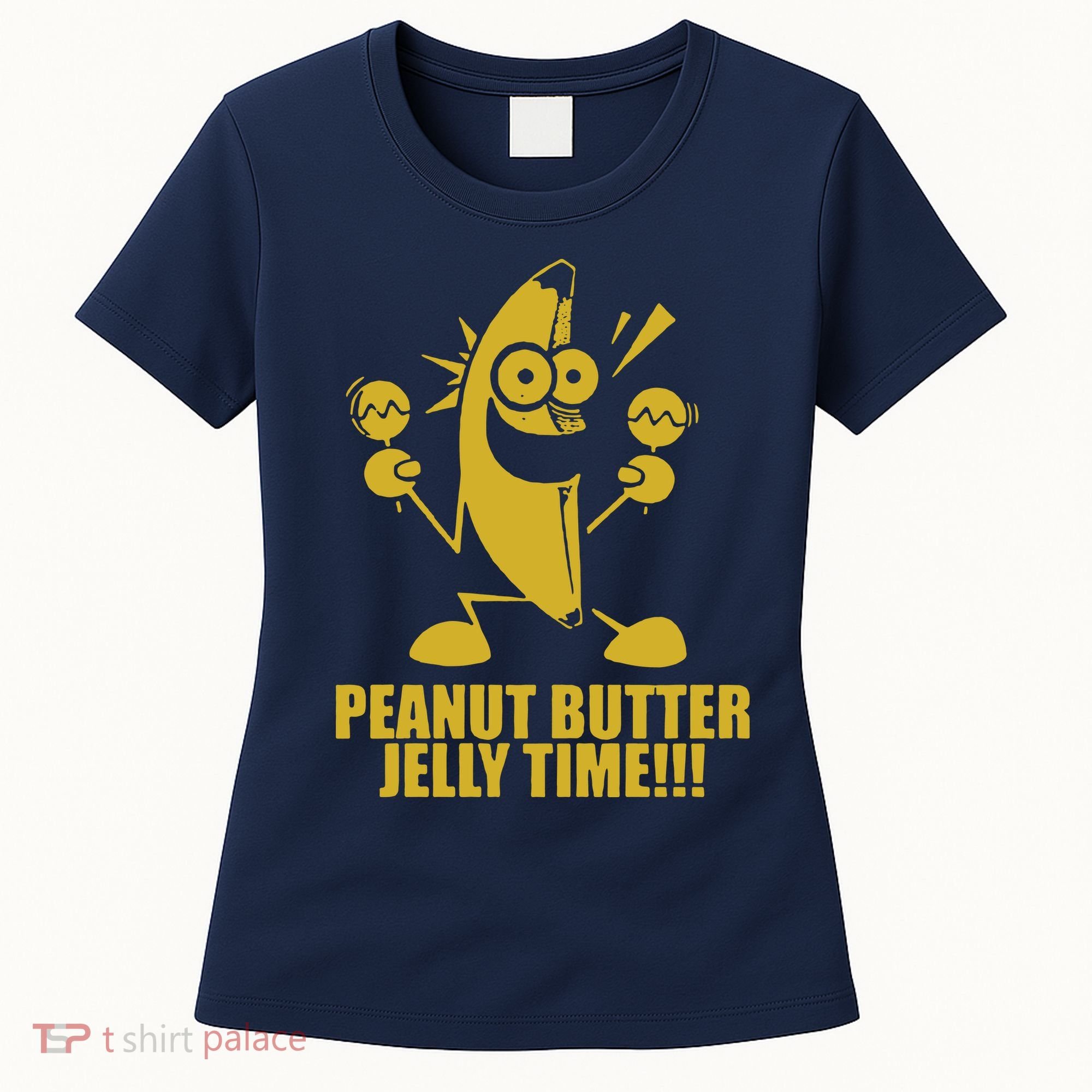 Peanut Butter Jelly Time Banana Women's T-Shirt