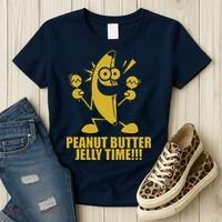 Peanut Butter Jelly Time Banana Women's T-Shirt thumb 3