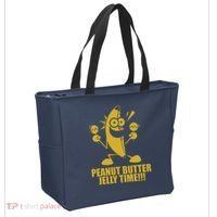 Peanut Butter Jelly Time Banana Tote Bag thumb 2