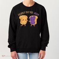 Peanut Butter Jelly Matching Couples Lover Halloween Women's Sweatshirt thumb 0