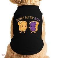 Peanut Butter Jelly Matching Couples Lover Halloween Doggie Tank thumb 0