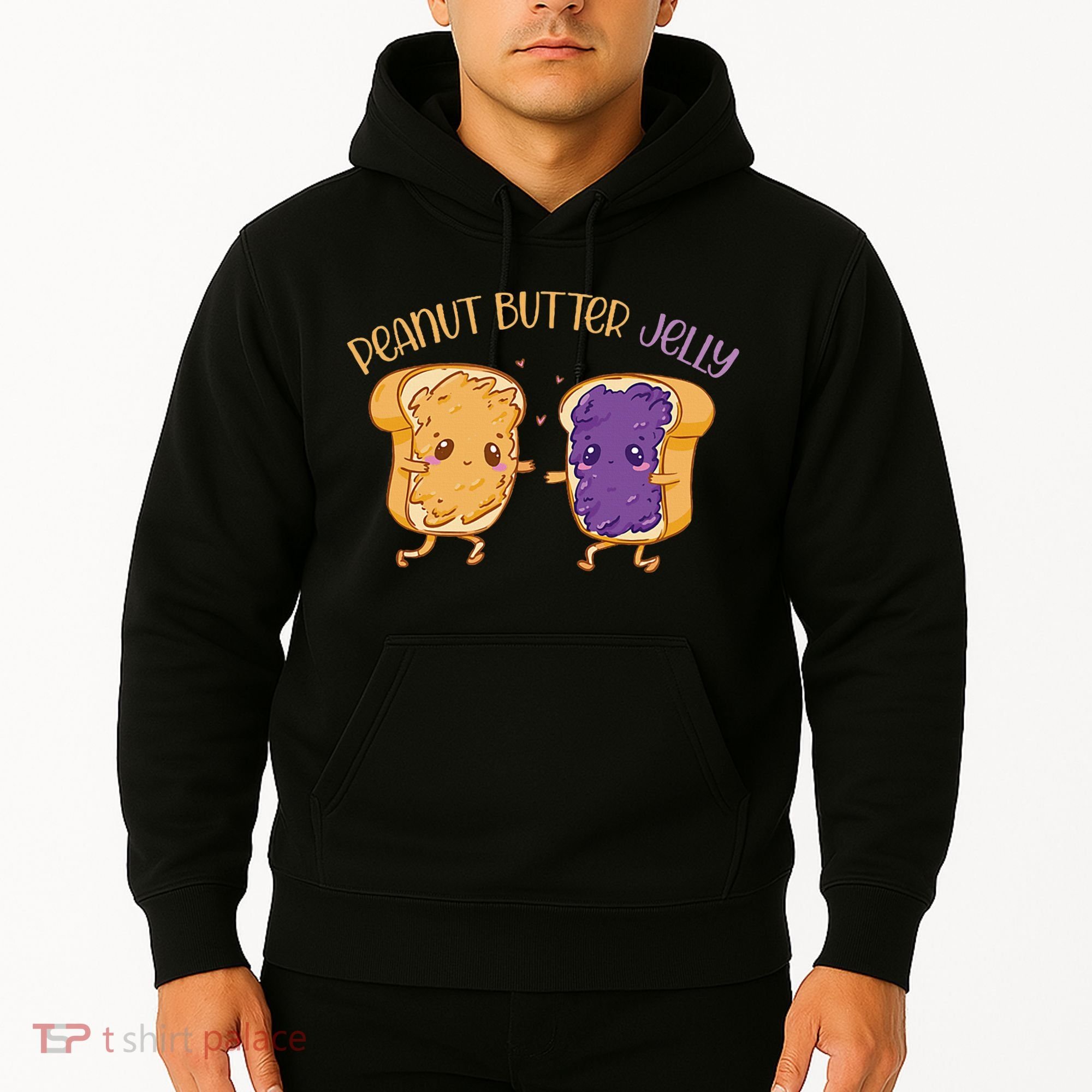 Peanut Butter Jelly Matching Couples Lover Halloween Hoodie
