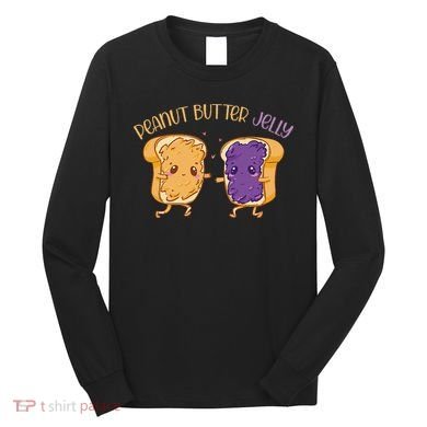 Peanut Butter Jelly Matching Couples Lover Halloween Long Sleeve Shirt