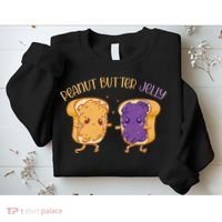 Peanut Butter Jelly Matching Couples Lover Halloween Sweatshirt thumb 2