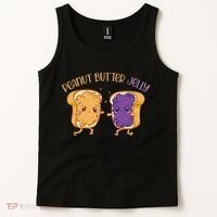 Peanut Butter Jelly Matching Couples Lover Halloween Tank Top thumb 2