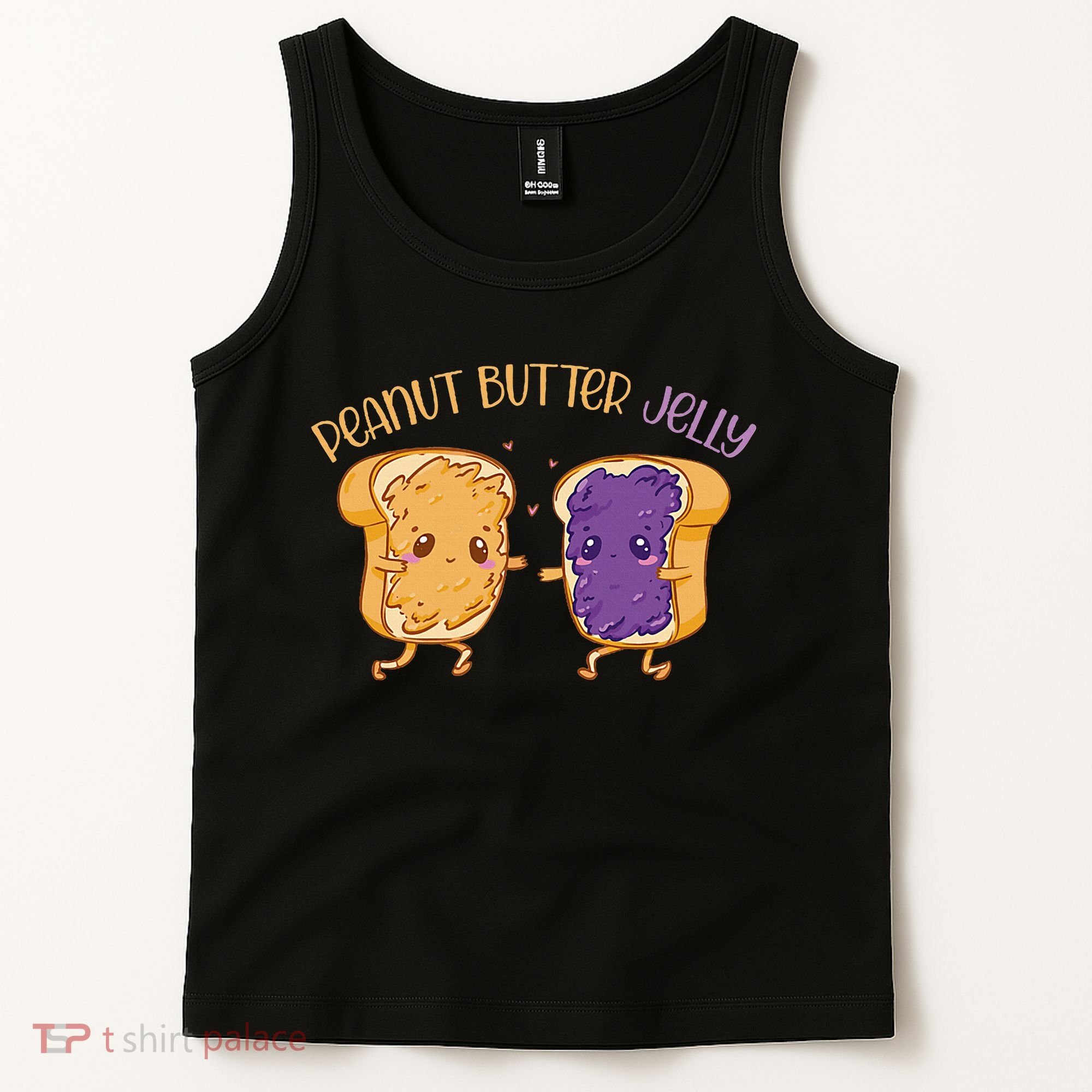 Peanut Butter Jelly Matching Couples Lover Halloween Tank Top
