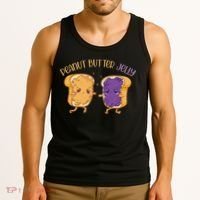 Peanut Butter Jelly Matching Couples Lover Halloween Tank Top thumb 3
