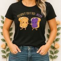 Peanut Butter Jelly Matching Couples Lover Halloween Women's T-Shirt thumb 2