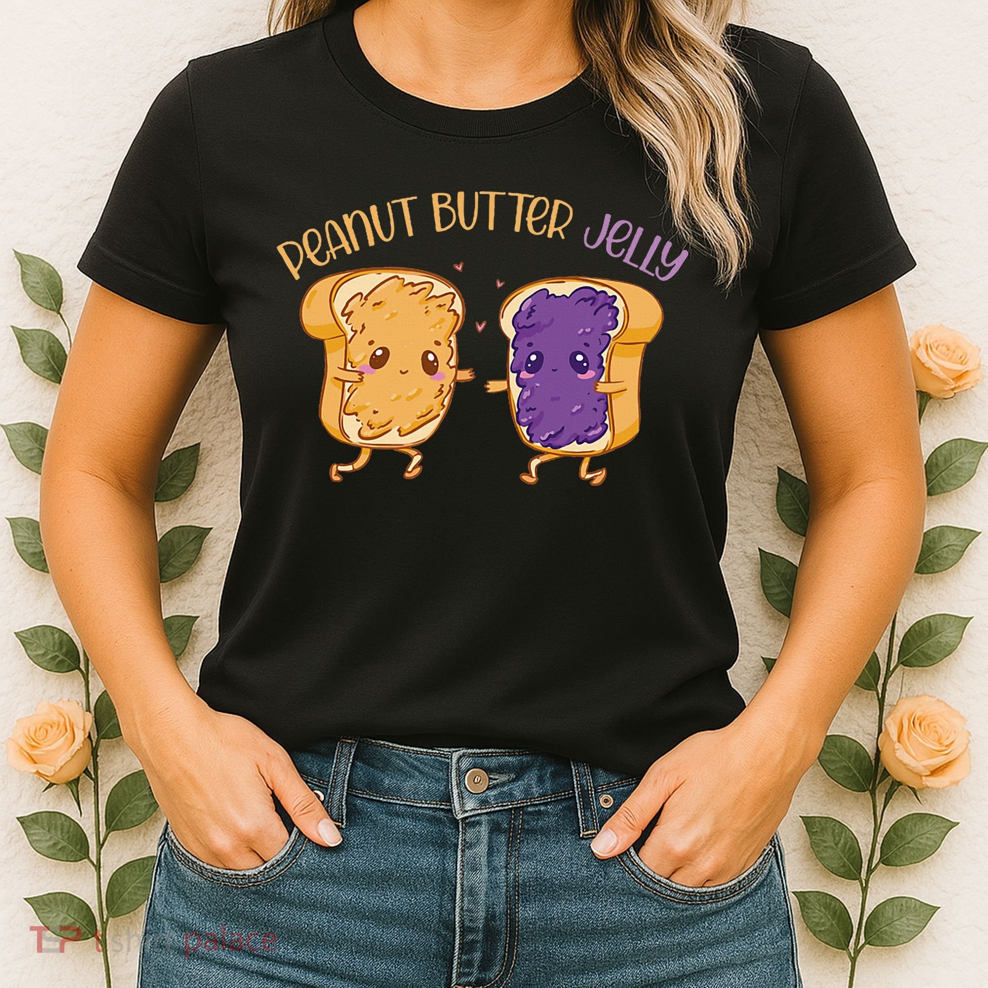 Peanut Butter Jelly Matching Couples Lover Halloween Women's T-Shirt
