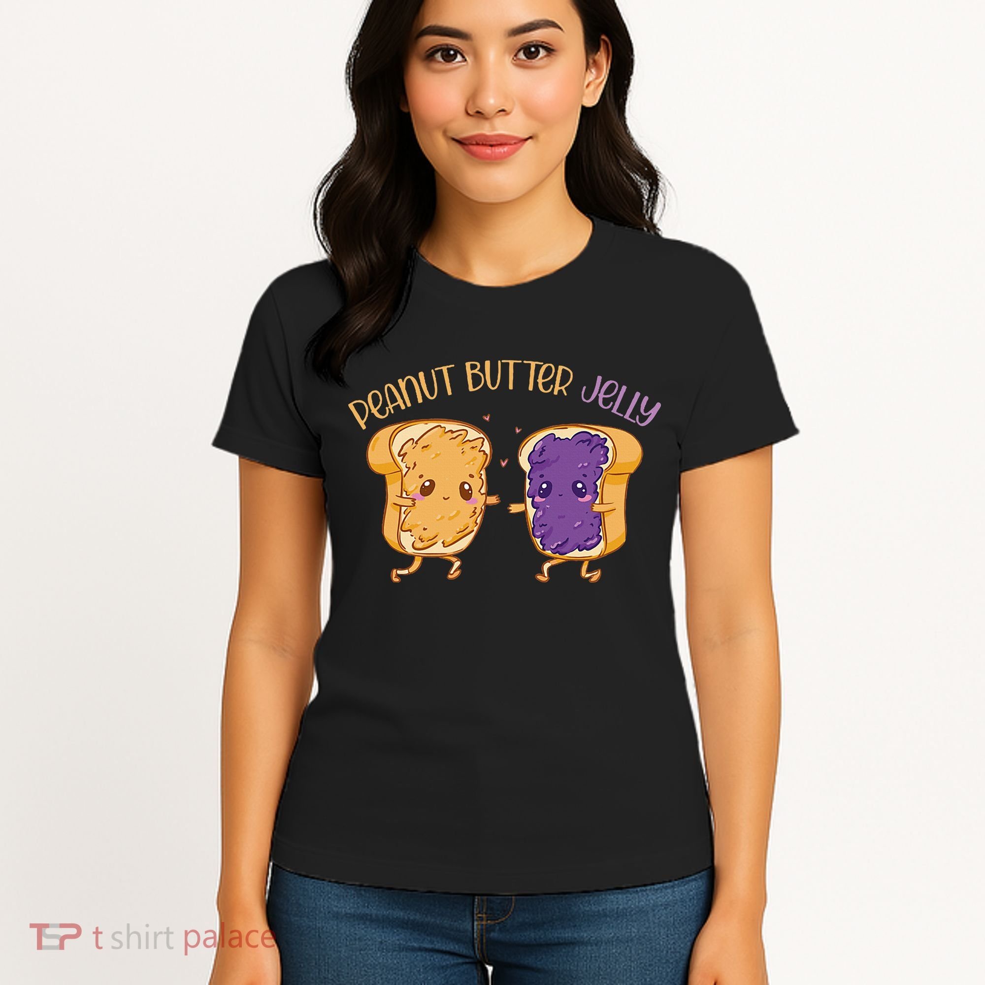 Peanut Butter Jelly Matching Couples Lover Halloween Women's T-Shirt