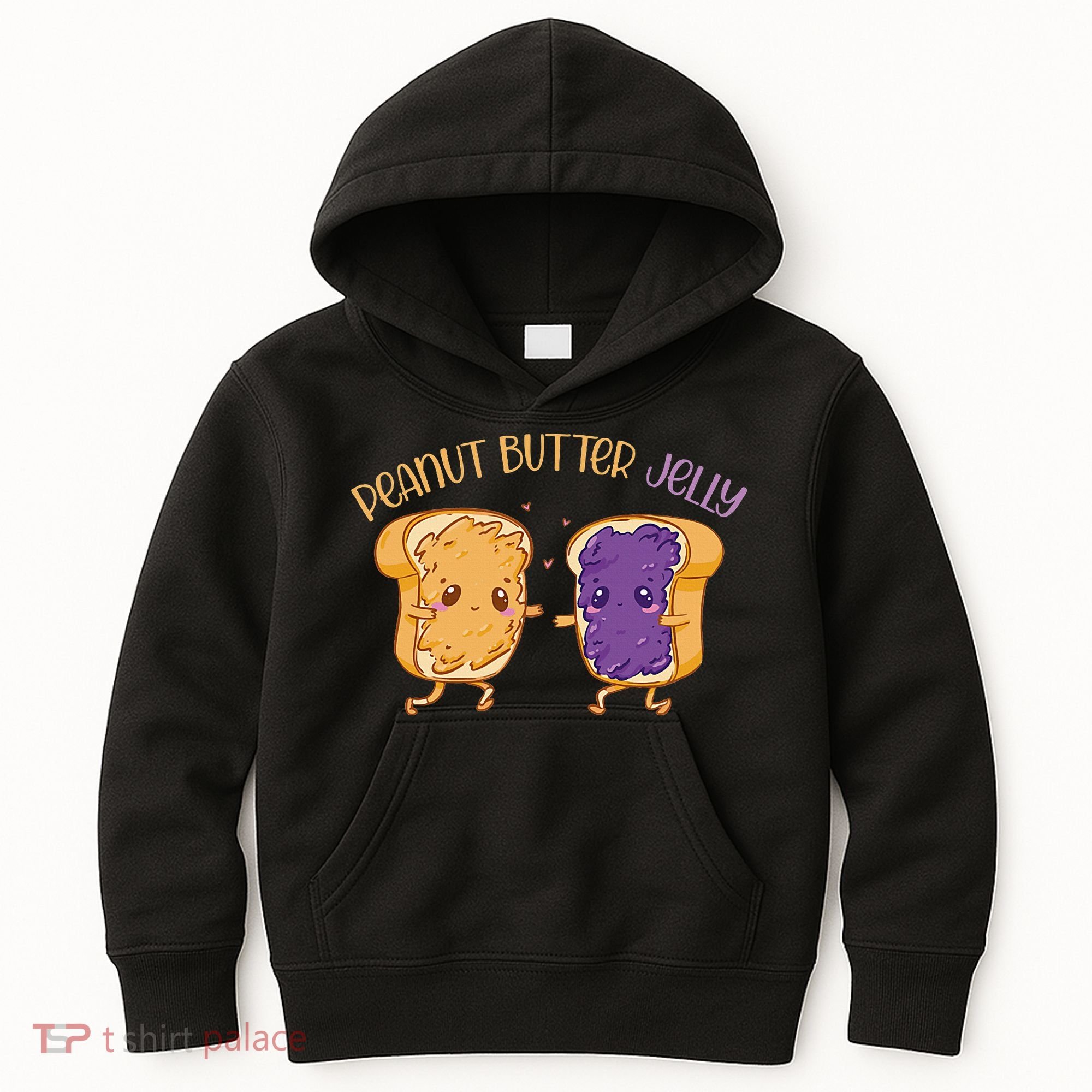 Peanut Butter Jelly Matching Couples Lover Halloween Kids Hoodie