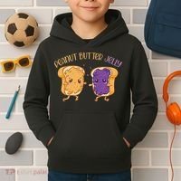 Peanut Butter Jelly Matching Couples Lover Halloween Kids Hoodie thumb 2