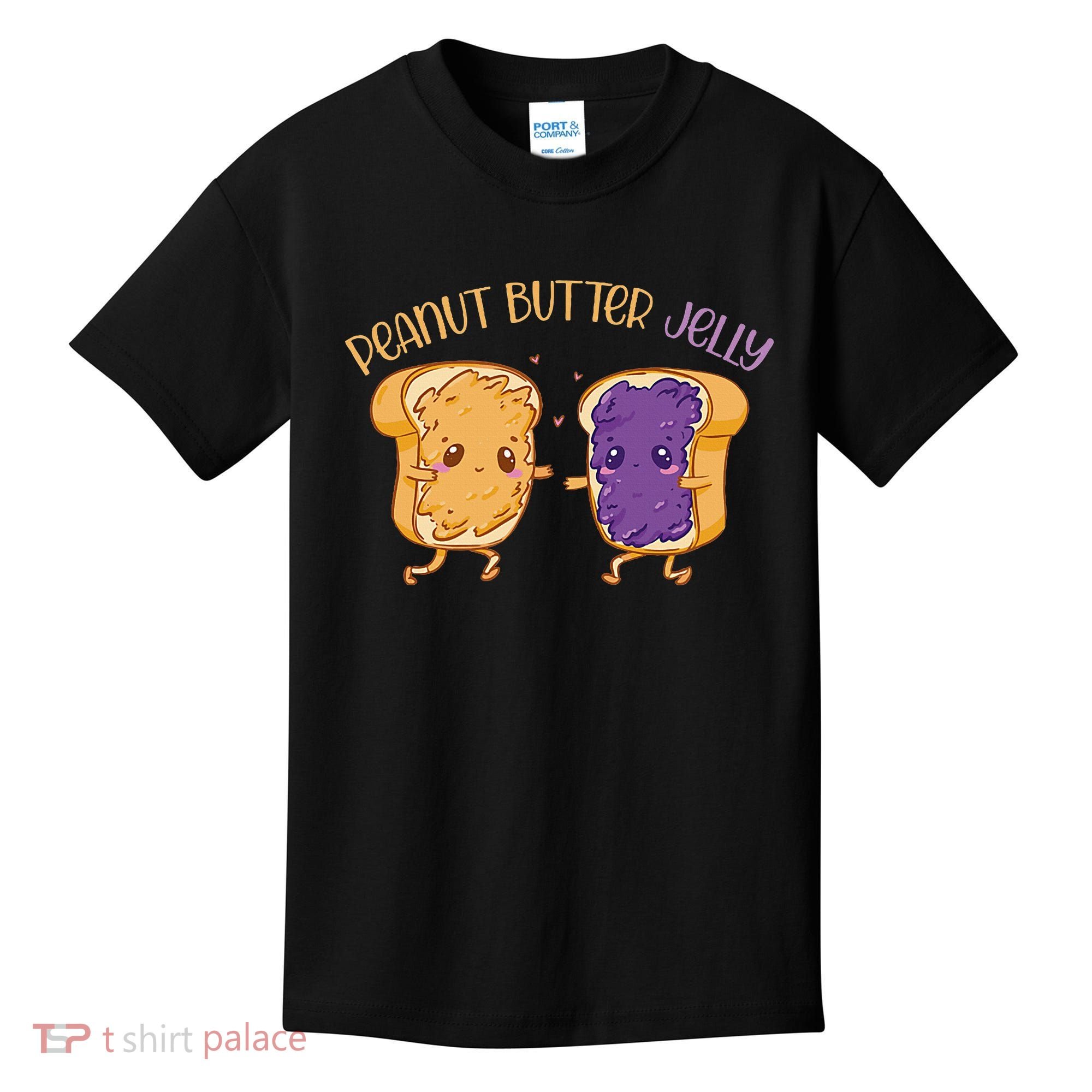 Peanut Butter Jelly Matching Couples Lover Halloween Kids T-Shirt