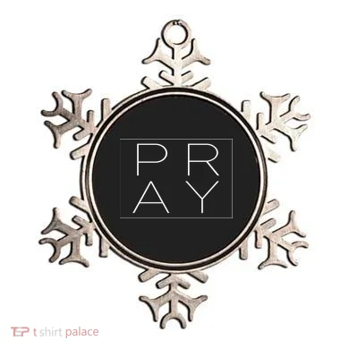 Pray Boxed Logo Ornament