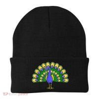 Peacock Bird Love Peacock Birds Peacock Lover Beanie thumb 0