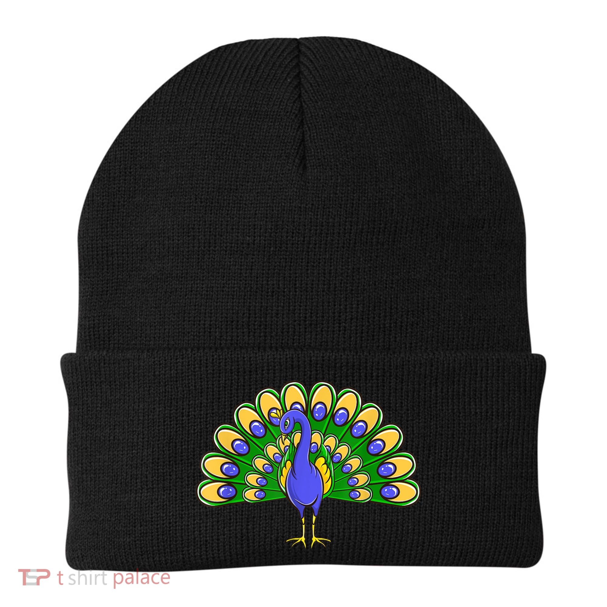 Peacock Bird Love Peacock Birds Peacock Lover Beanie