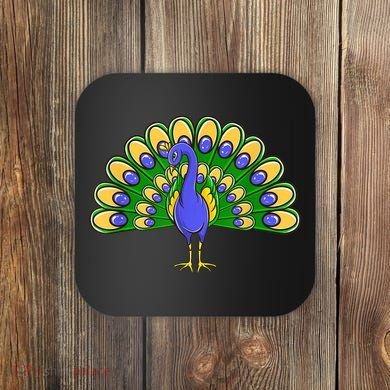 Peacock Bird Love Peacock Birds Peacock Lover Coaster