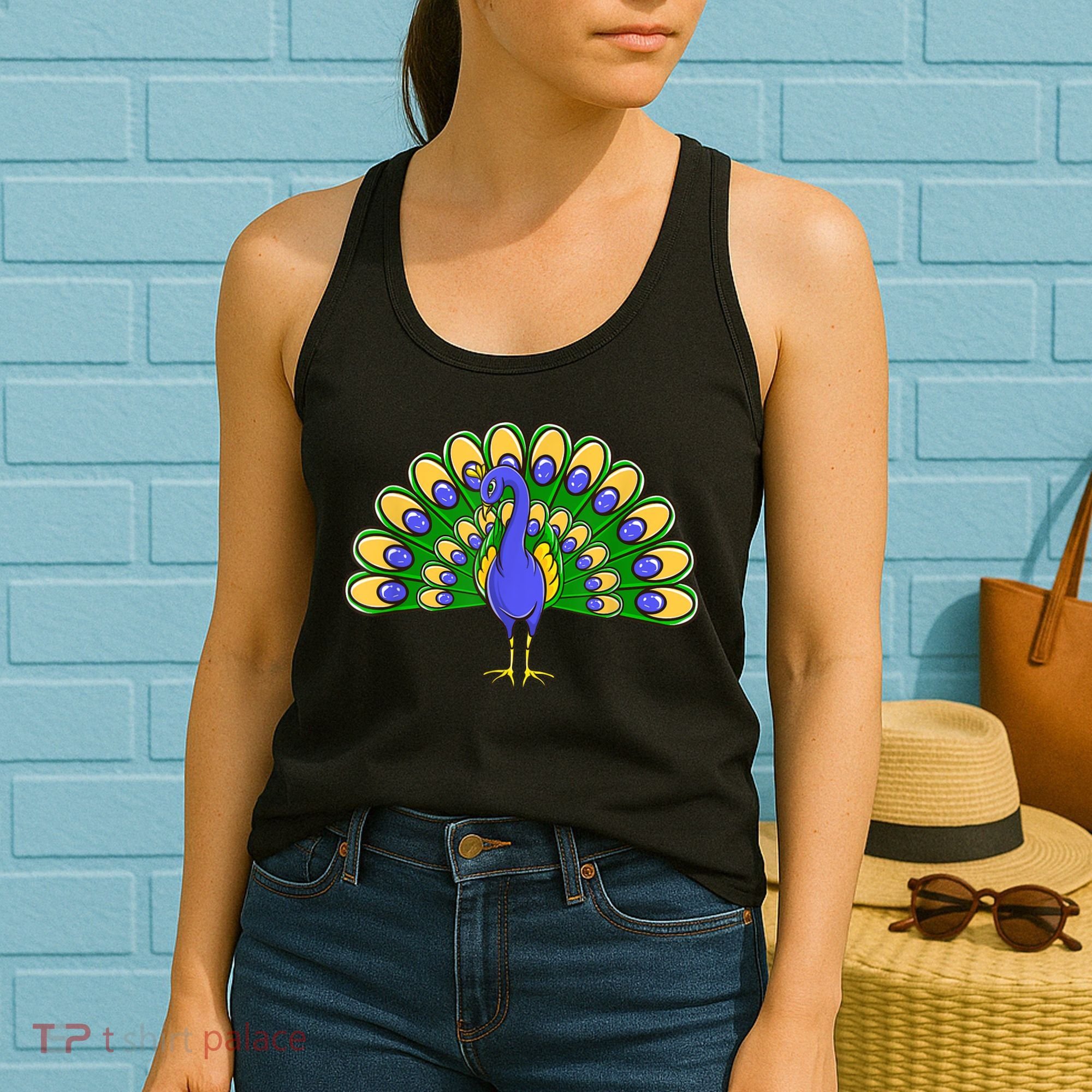 Peacock Bird Love Peacock Birds Peacock Lover Women's Tank Top