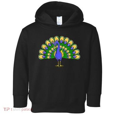 Peacock Bird Love Peacock Birds Peacock Lover Toddler Hoodie