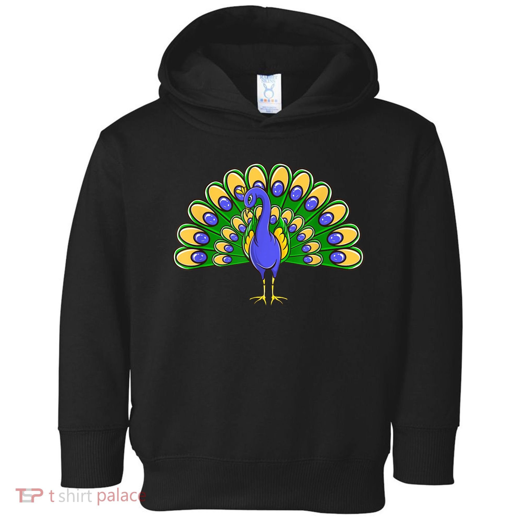 Peacock Bird Love Peacock Birds Peacock Lover Toddler Hoodie