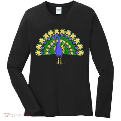Peacock Bird Love Peacock Birds Peacock Lover Women's Long Sleeve Shirt