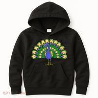 Peacock Bird Love Peacock Birds Peacock Lover Kids Hoodie thumb 0