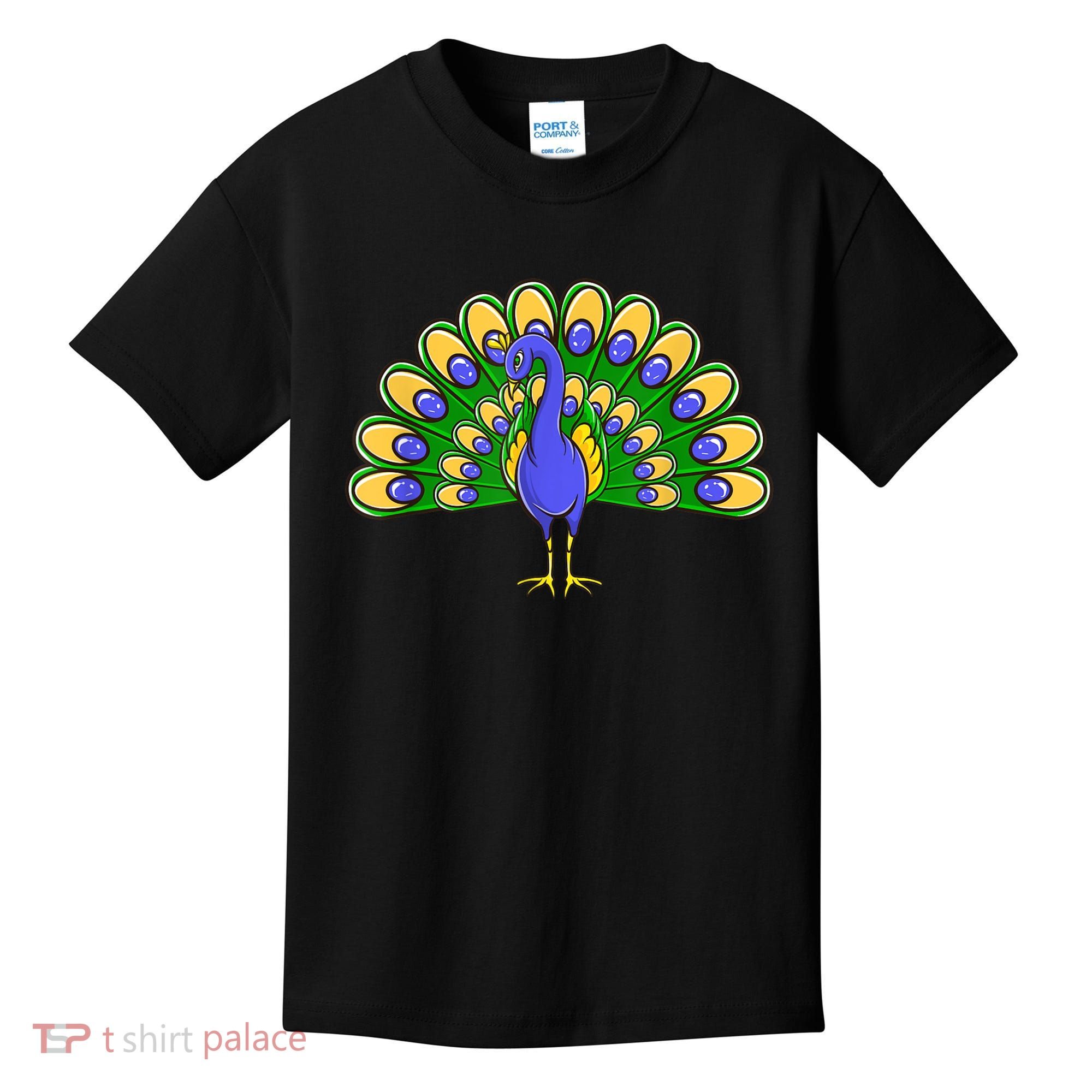 Peacock Bird Love Peacock Birds Peacock Lover Kids T-Shirt
